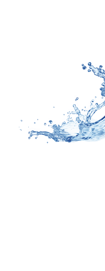 a blue water splashing in the air