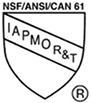 a logo with text on it